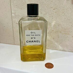 CHANEL No. 5 Oil‎ for the Bath, 8 fl oz, 1976. Fragrant! Original, Authentic VTG